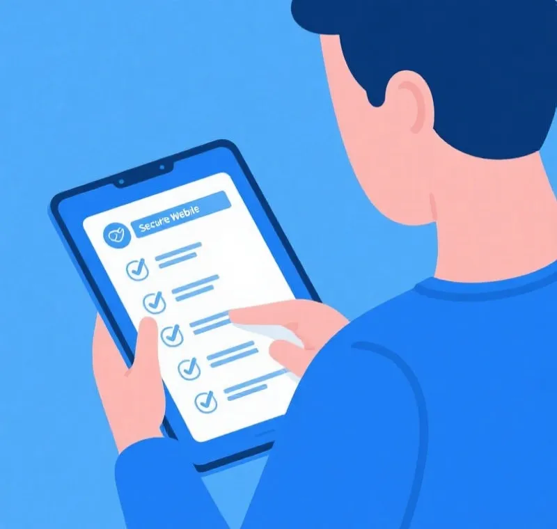 注册前安全核对示意